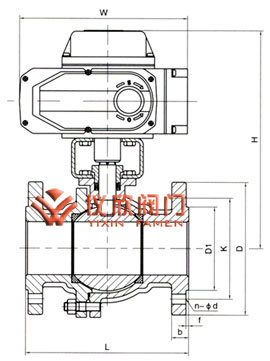 電動(dòng)調(diào)節(jié)球閥尺寸圖