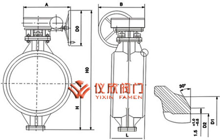 硬密封對(duì)焊蝶閥