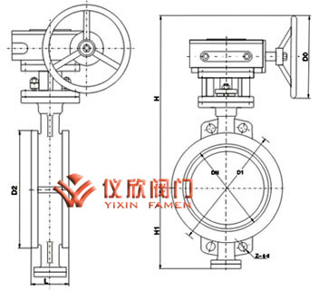 對(duì)夾式雙偏心彈性硬密封蝶閥